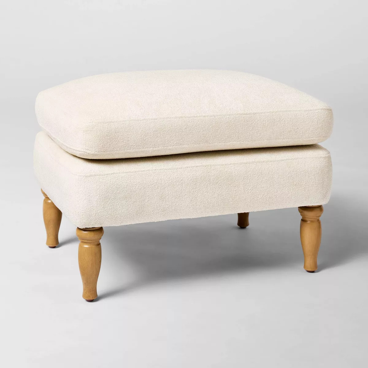 Kauri Upholstered Ottoman Natural - Threshold™ designed with Studio McGee | Target