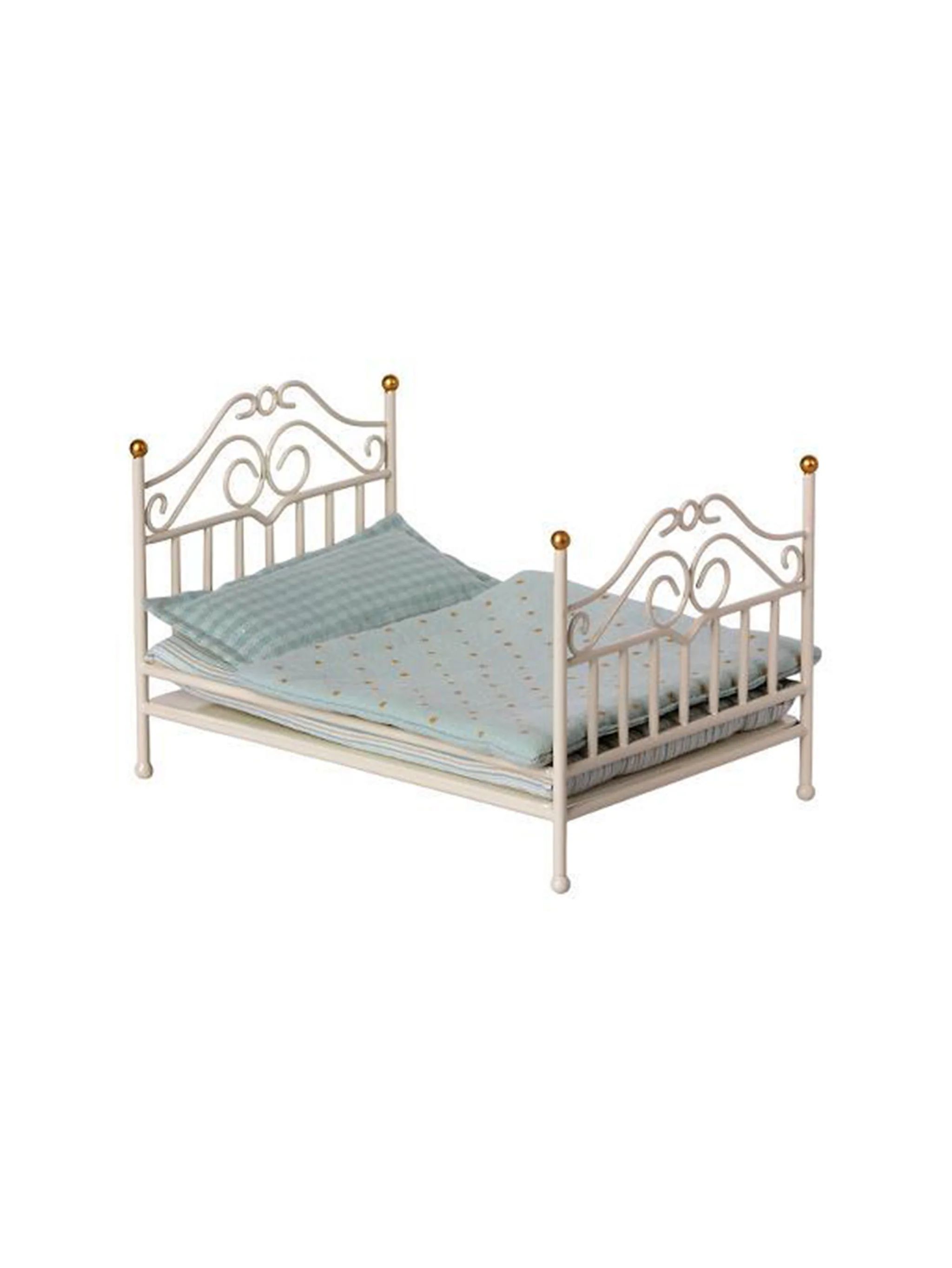 Maileg Vintage Bed Micro Off White | Weston Table