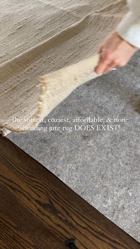 The most affordable, softest, and non-shedding jute blend rug does exist! This rug is gorgeous - adds so much organic earthy texture and perfect to stand alone or for layering! Comes in multiple colors and is over 50% off with additional 20% off coupon! 

#LTKVideo #LTKhome #LTKstyletip