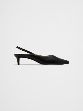 Slingback Kitten Heel Mule | Banana Republic Factory