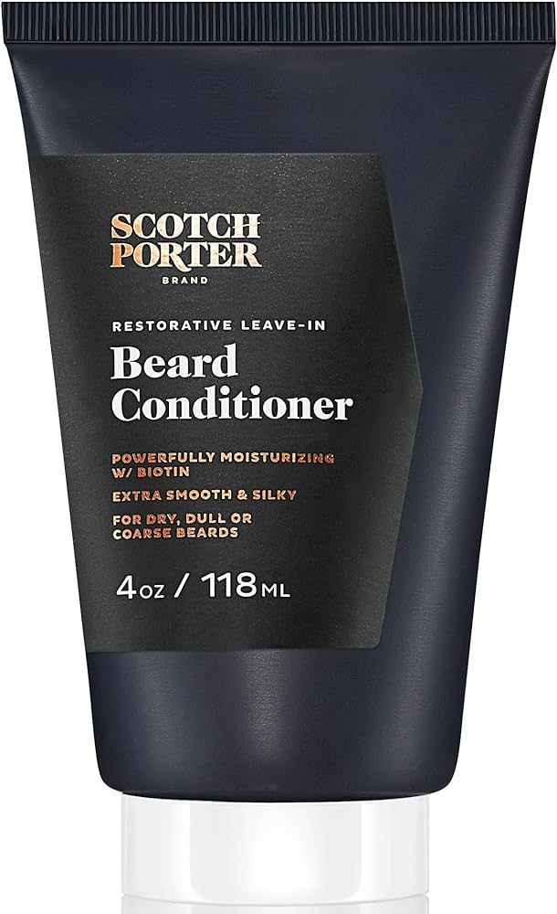 Scotch Porter Restorative Leave-In Beard Conditioner for Men | Deeply Conditions, Softens & Shine... | Amazon (US)
