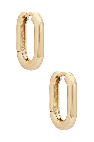 SHASHI Cosmo Huggie in Gold from Revolve.com | Revolve Clothing (Global)