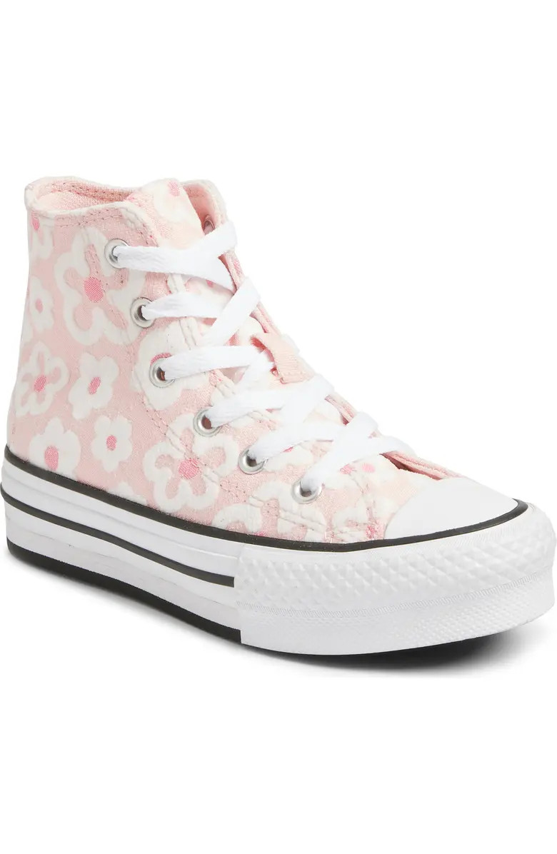 Kids' Chuck Taylor® All Star® EVA Lift Floral High Top Sneaker | Nordstrom