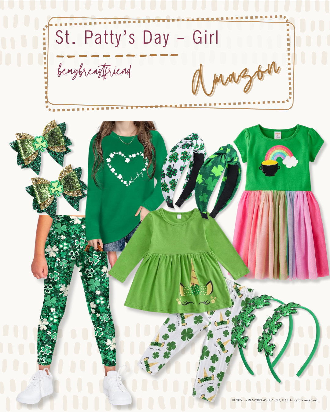 Amazon | St. Patty's Day - Girl 

 #LTKmomlife #LTKSeasonal #LTKKids