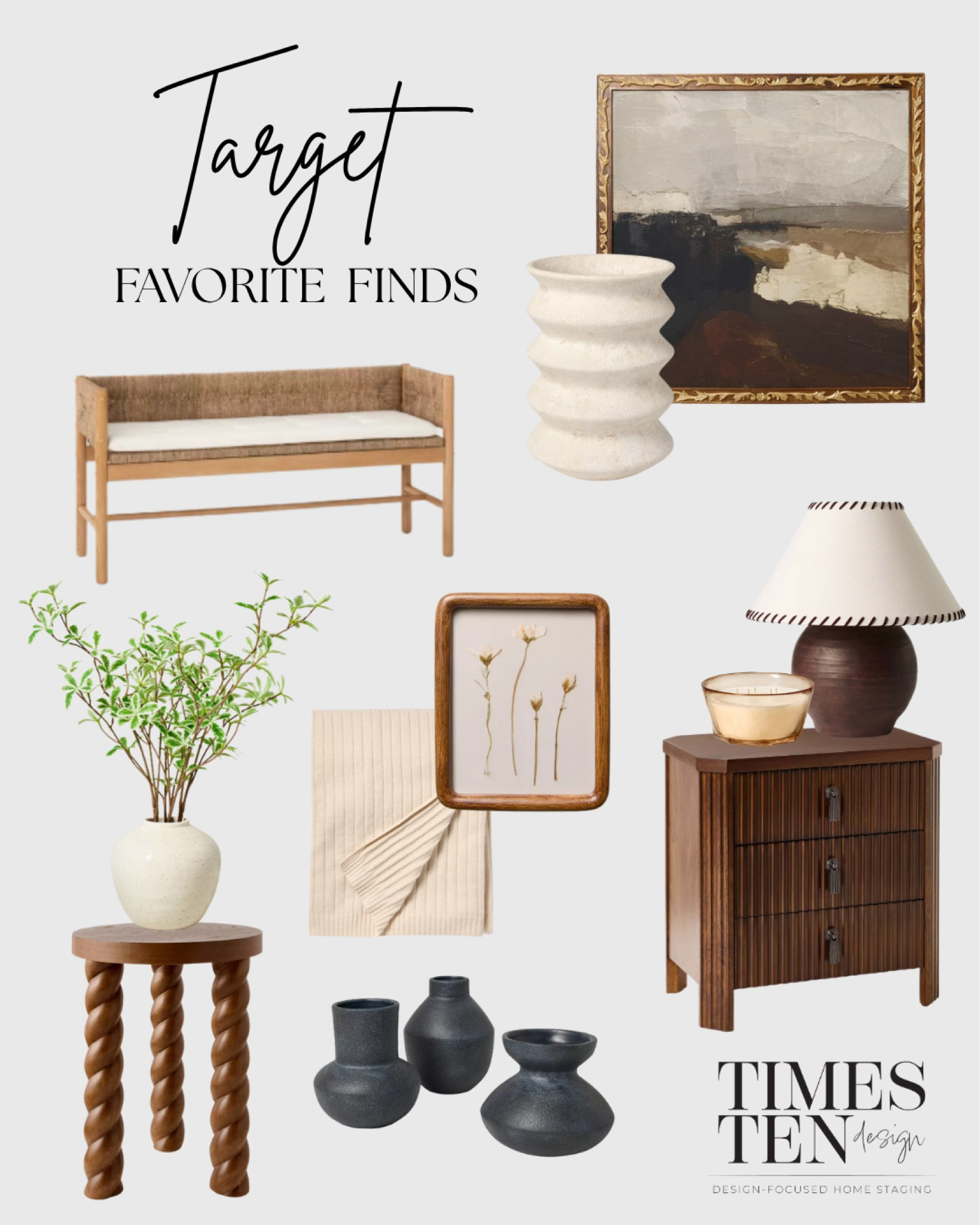 We are loving these new home decor finds from Target! 



#homedecor #target #homestaging #interiordecor #affordablehomefinds #art #furniture 

#LTKStyleTip #LTKFindsUnder50 #LTKHome