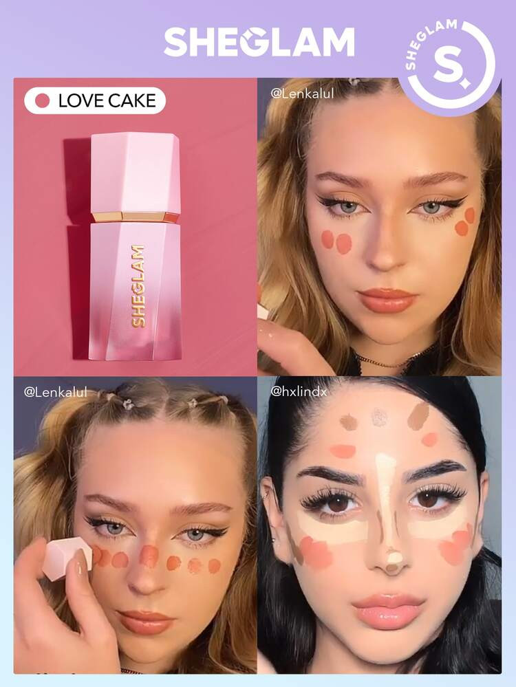 SHEGLAM Color Bloom Liquid Blush Matte Finish-Love Cake | SHEIN