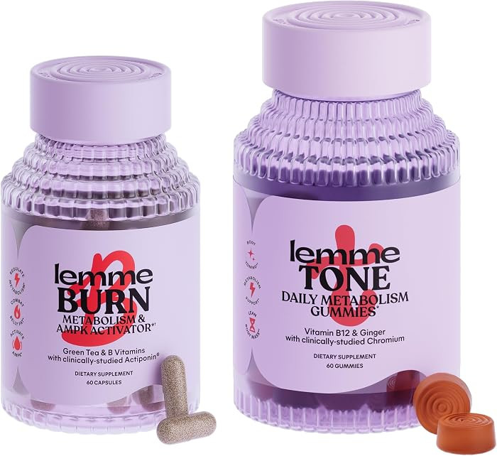 Lemme Daily Sculpt Bundle - Burn Capsules & Tone Gummies, Promote Lean Body Mass for Men & Women ... | Amazon (US)