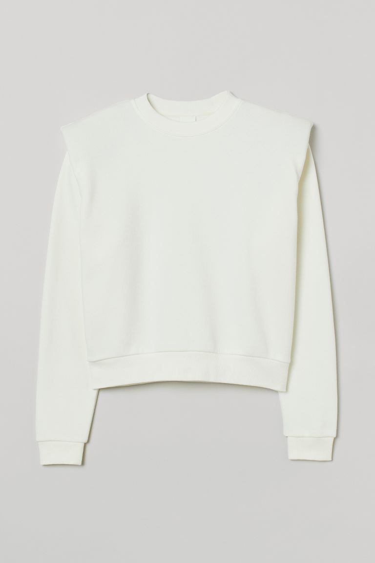 Shoulder-pad Sweatshirt | H&M (US + CA)