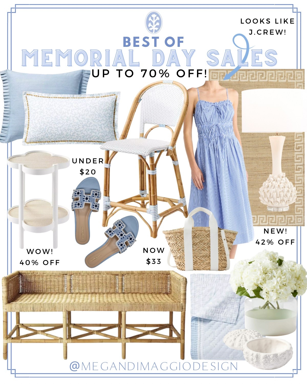 Memorial Day sales are live!! 🇺🇸🙌🏻🌊🦞🐚 I’ve rounded up the best deals up to 70% OFF to share with you!! Don’t miss out on these amazing deals on furniture, decor, fashion and more for the coastal loving home!! 

#LTKHome #LTKSaleAlert #LTKFindsUnder50