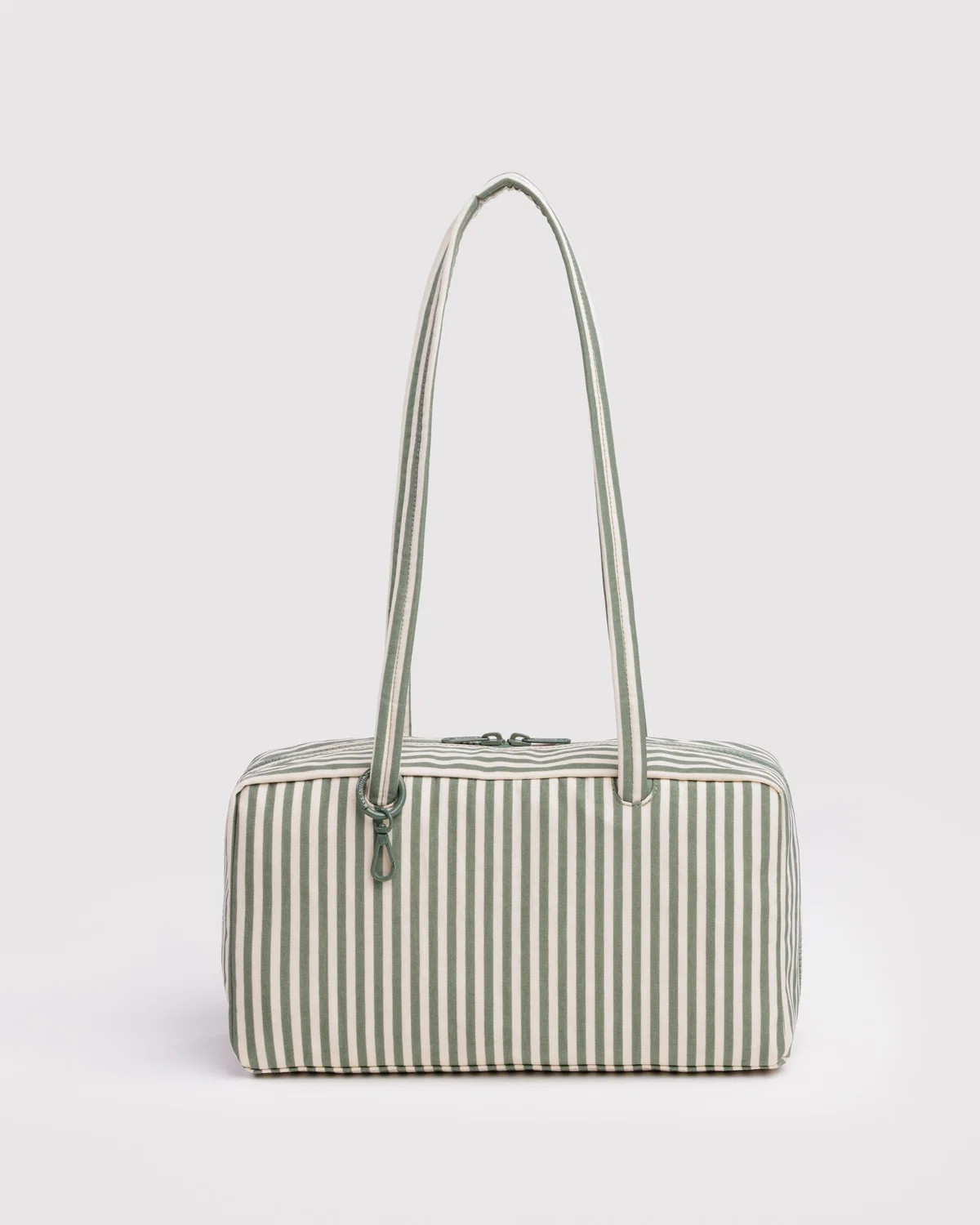 Nylon Bowler Bag Sage Stripe - Baggu | BAGGU