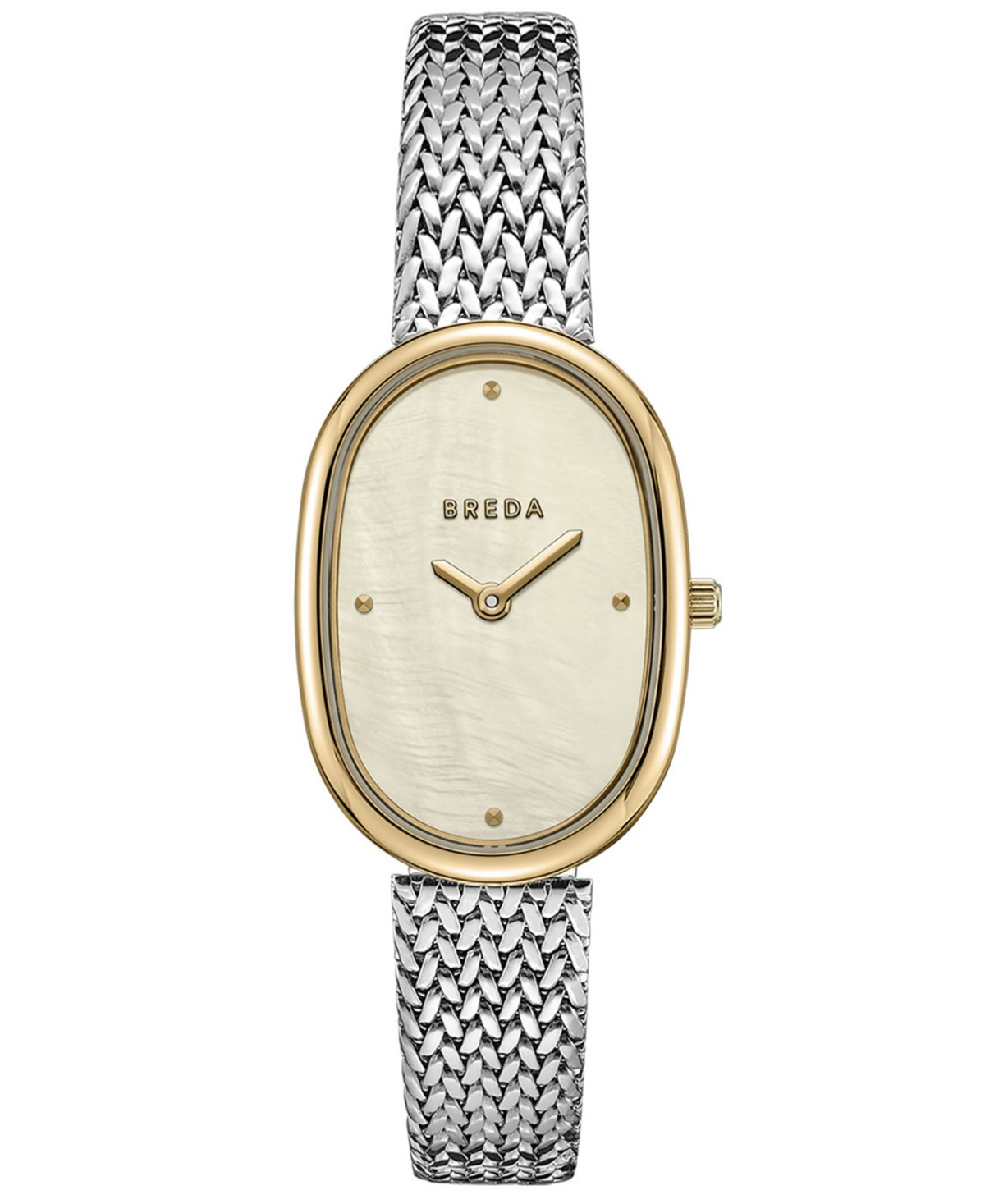 Breda Women's Jane Tethered Silver Mesh Bracelet Watch, 23mm - Gold/Silver/Champagne | Macy's