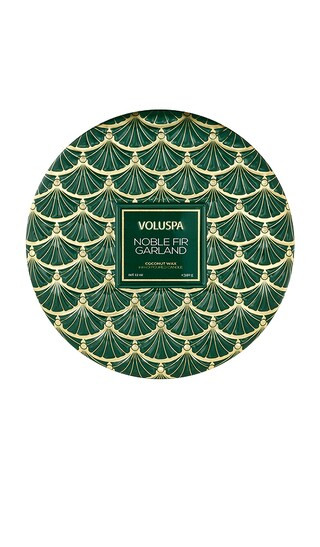 Noble Fir Garland 3 Wick Tin Candle | Revolve Clothing (Global)