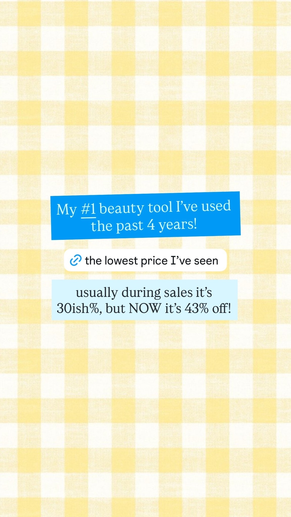My #1 beauty tool I’ve used the past 4 years!  usually during sales it’s 30ish%, but NOW it’s 43% off!

#LTKSaleAlert #LTKBeauty #LTKmorningroutine