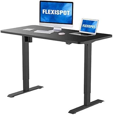 Flexispot Standing Desk 48 x 30 Inches Height Adjustable Desk Electric Sit Stand Desk Home Office... | Amazon (US)
