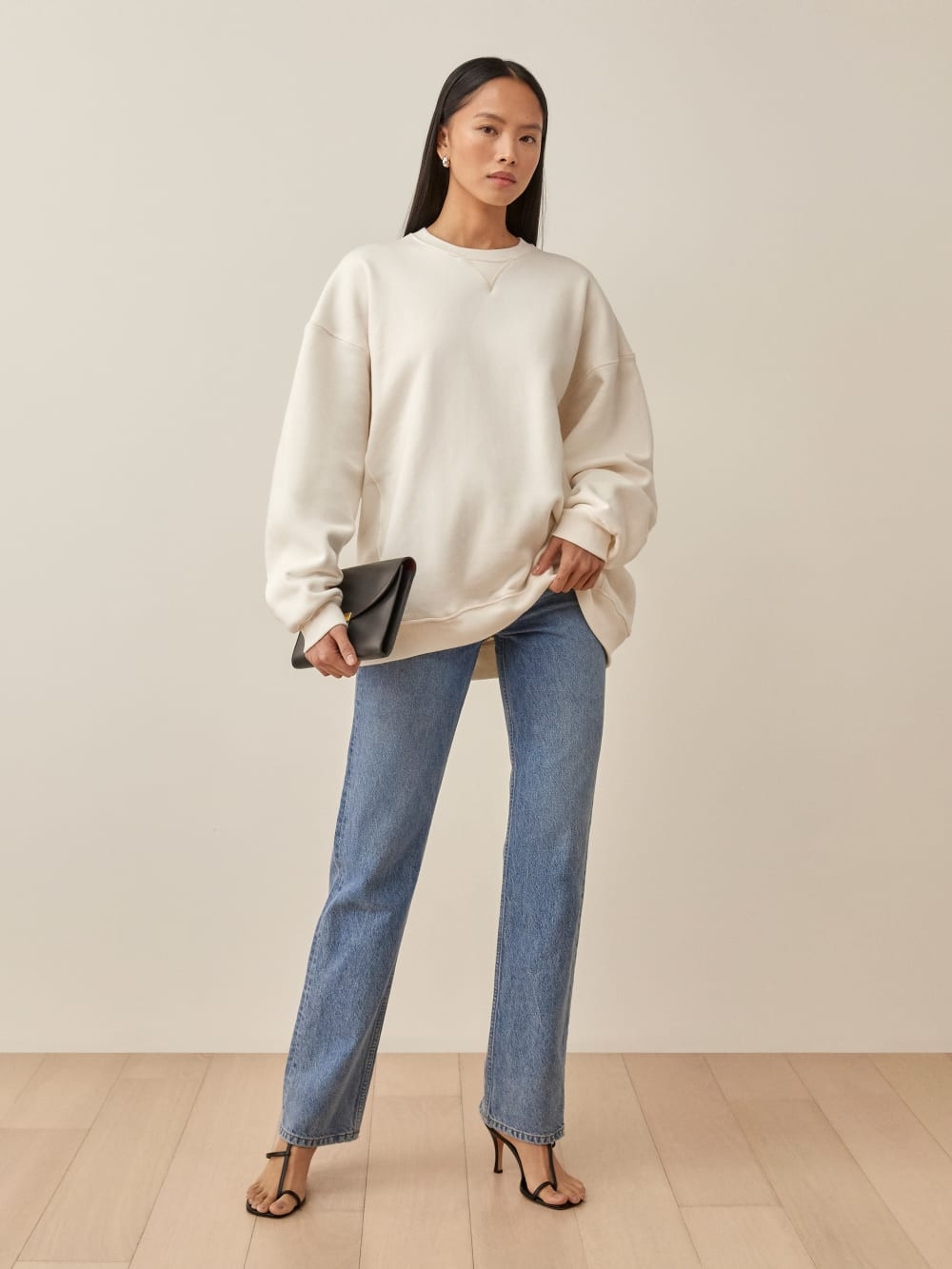 Vintage Oversized Crewneck Sweatshirt | Reformation (Global)
