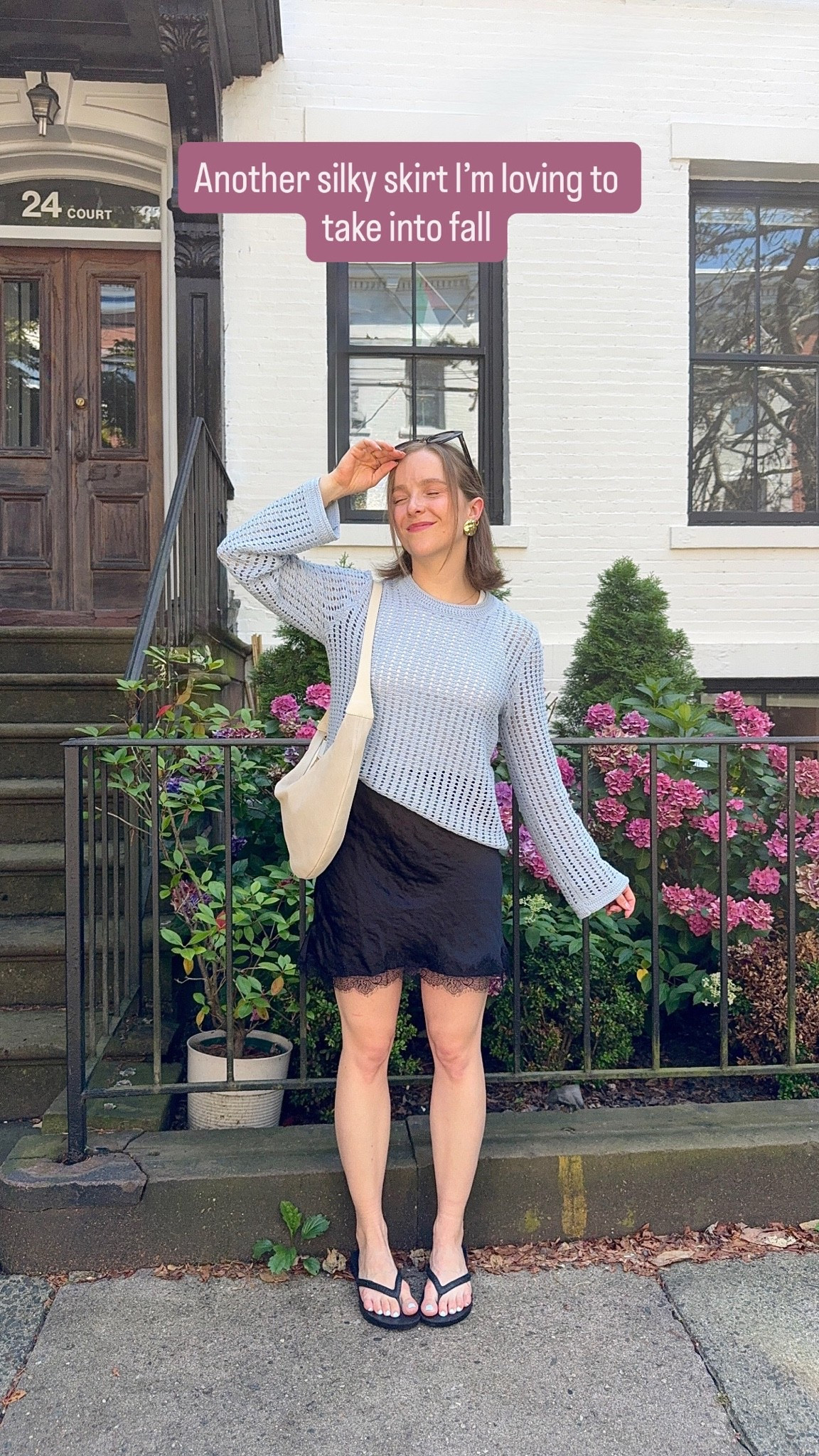 The $24 mini skirt to wear nonstop this fall! Would be so cute with knee high boots size xs, free shipping 
Xs sweater 
Fall transition look

#LTKootd #LTKSaleAlert #LTKPetite