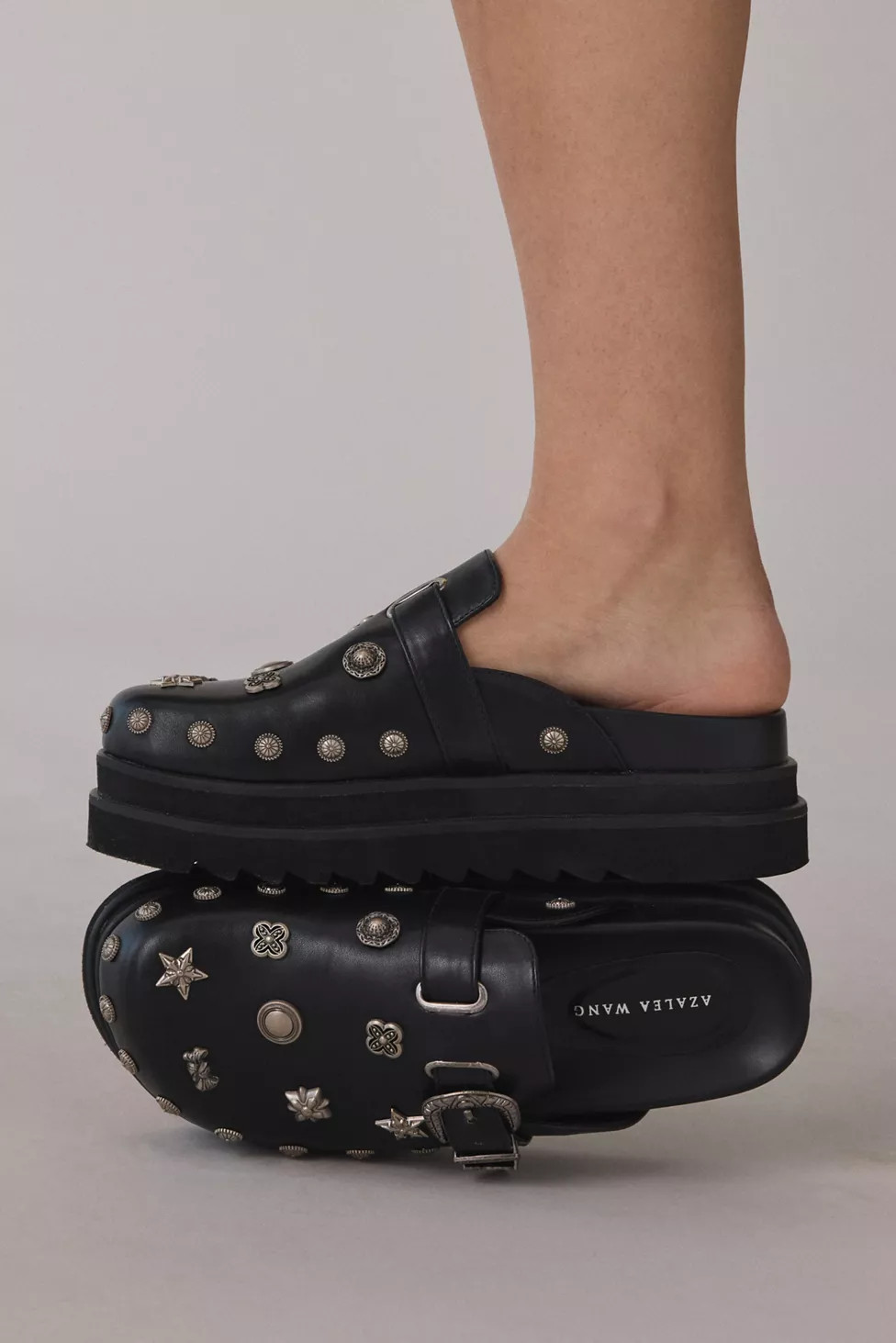 Azalea Wang Sunai Studded Platform Clog | Urban Outfitters (US and RoW)