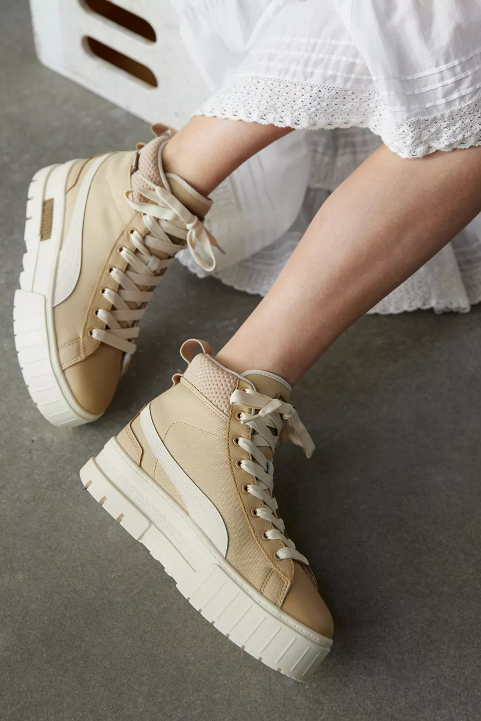 Puma Mayze Safari Mid Sneaker | Urban Outfitters (US and RoW)