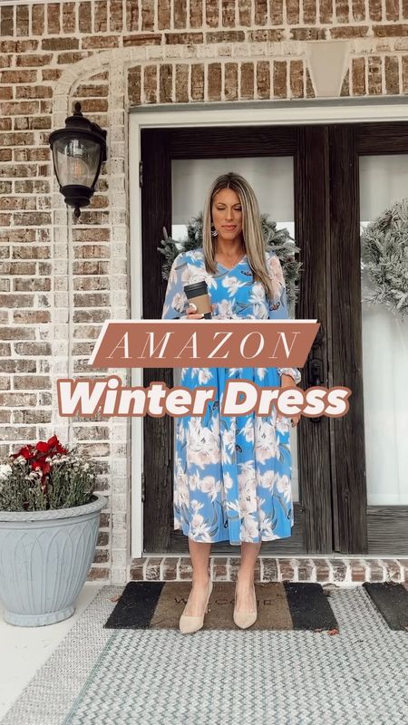 The perfect winter dress from Amazon! It’s 41% off today, and the code is in my stories, and will be saved in my Amazon highlight. Comment LINK to have it sent to your inbox.

This dress is the perfect feminine, Southern dress. It’s gorgeous with its’ flowers and butterflies! It would make the best church dress also. 

True to size, mine is a medium and I’m 5’6”

You can shop this from my IG stories or follow me in the LTK app by creator @jackiemariecarr_ 

Happy Wednesday!!! Tell me something special you did for yourself on this 🐪 day😁

#winterdress #amazondress #modestdress #affordablestyle #femininefashion #prettydresses #modestoutfits #modestinspo #modestfits #femininestyleinspo #classystyle #classylooks #maxidress #cutemodest

#LTKfindsunder50 #LTKover40 #LTKwedding