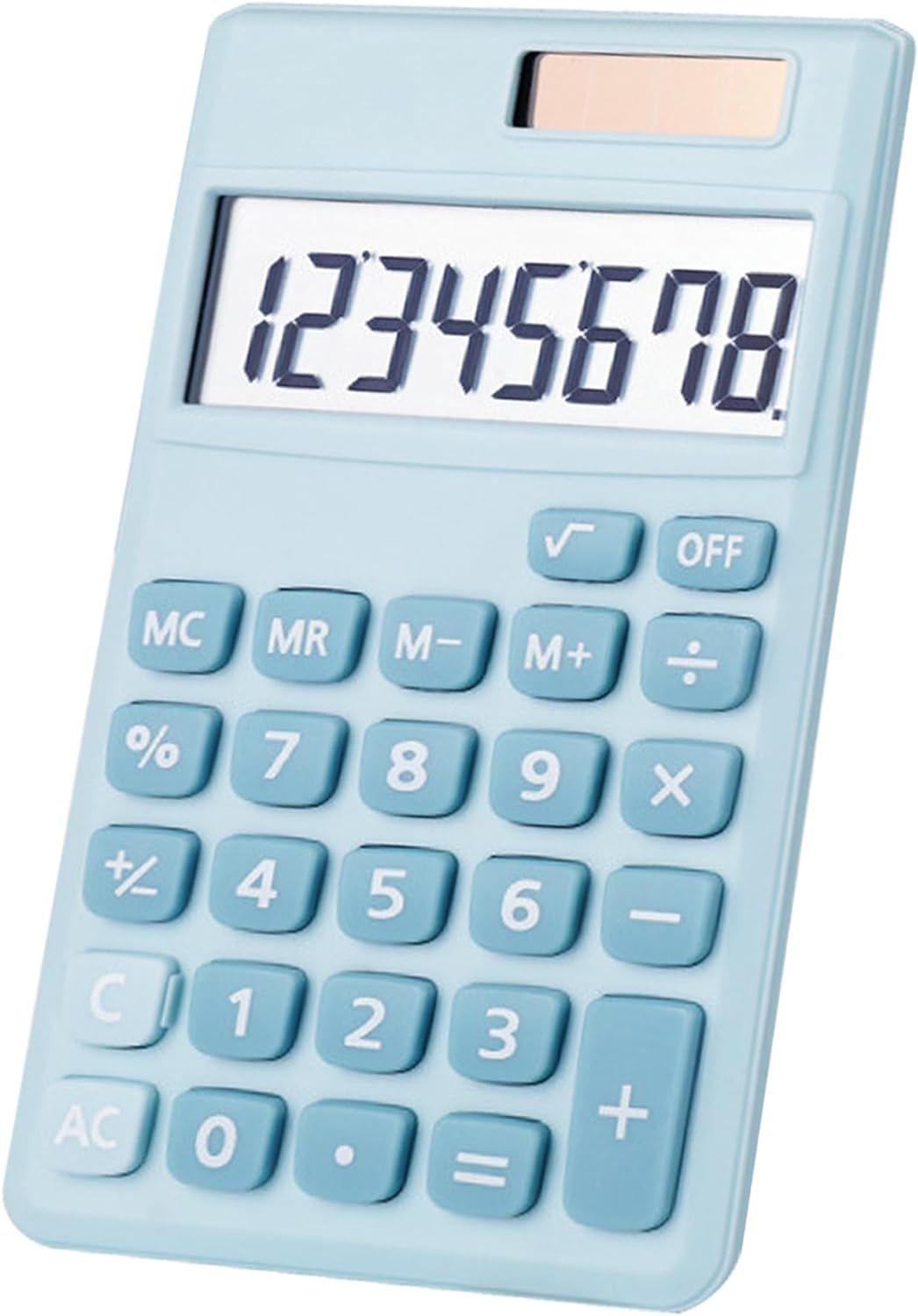 Basic Calculator, Desktop Cute Pocket Size Mini Calculators for School, Office, Home (Light Blue) | Amazon (US)