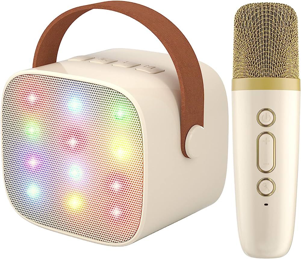 YLL Kids Karaoke Machine, Portable Bluetooth Speaker with Wireless Microphone for Adults, Karaoke... | Amazon (US)