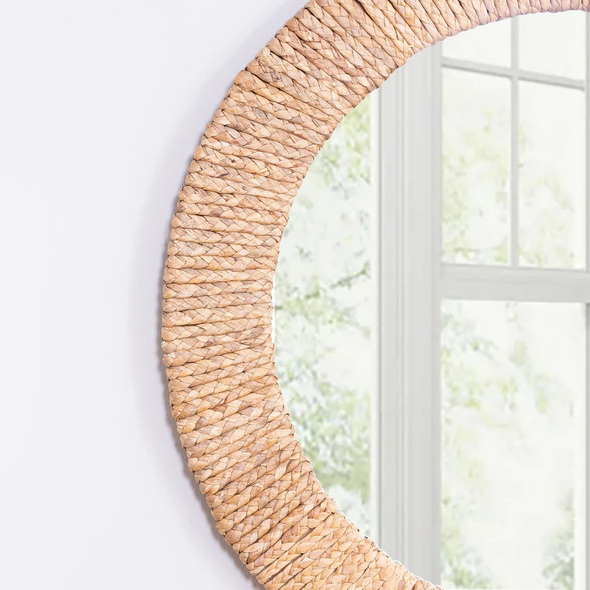 Straw Ropes Wall Mirror | Wayfair North America