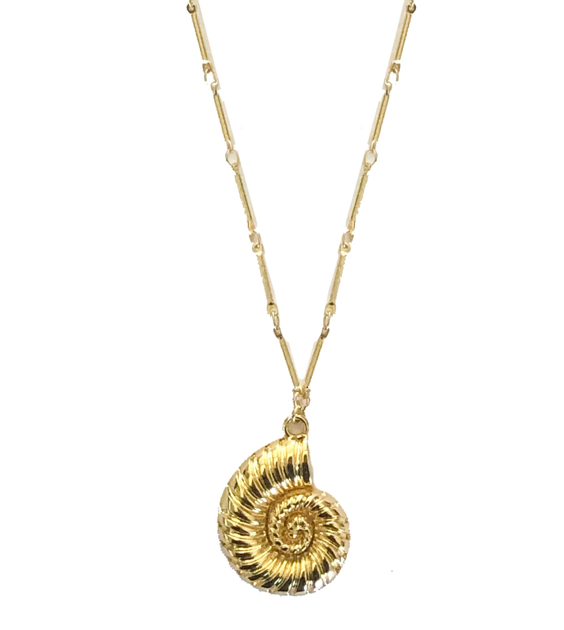 Golden Nautilus Necklace | Adriana Pappas Designs