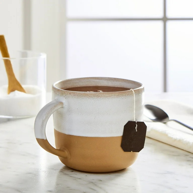Better Homes & Gardens-Collins Cream Stoneware Round Mug, 15 oz | Walmart (US)