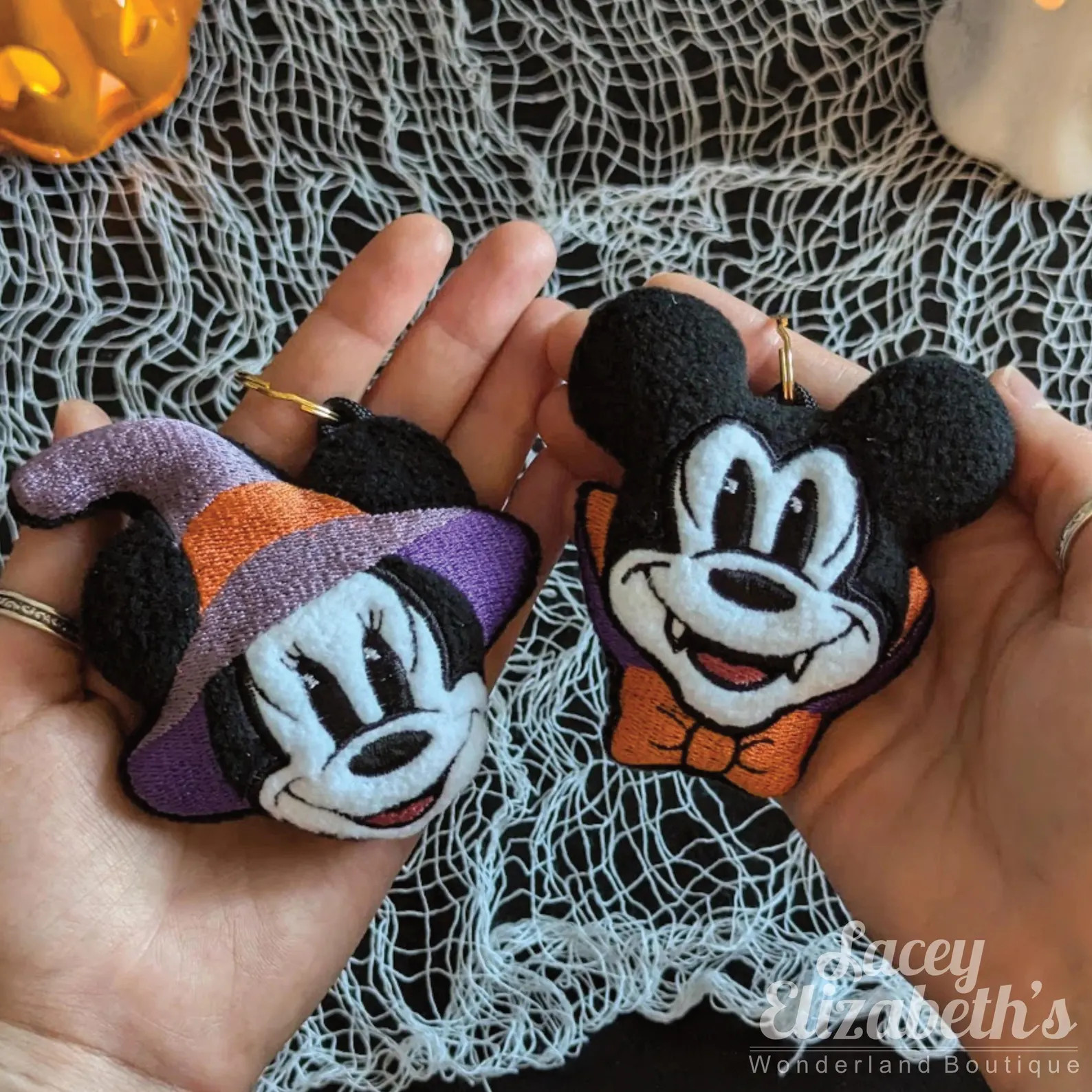 Halloween Mickey and Minnie Inspired Keychain Friends | Etsy (Global)