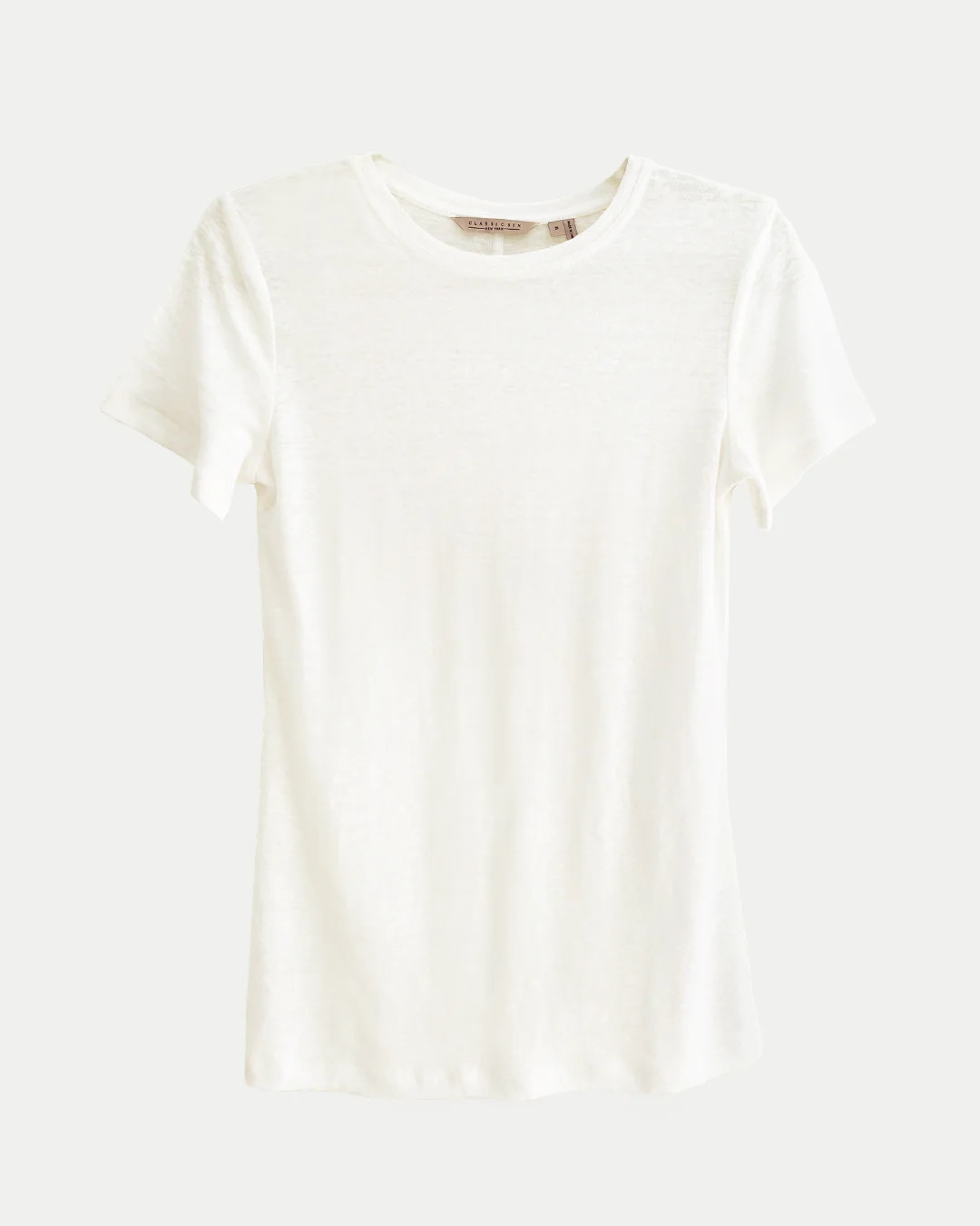 James Linen Crew-Neck Tee: Effortless Style – Classic Six | Classic Six