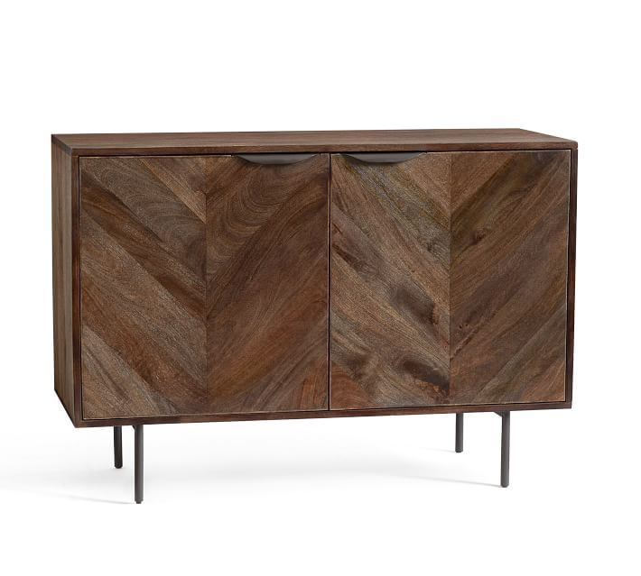 Dayton 42.5" Sideboard Buffet, Carbon Light | Pottery Barn (US)