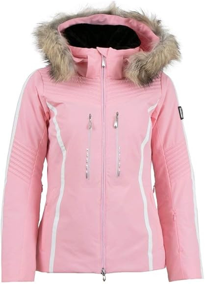 DESCENTE Layla Insulated Ski Jacket with Real Fur Womens | Amazon (US)