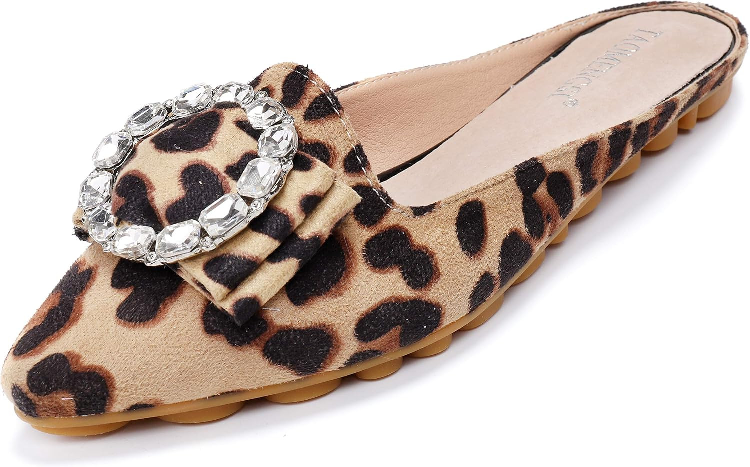 VYKF Mules for Women Flats Comfortable Slip on Backless Loafers Closed Toe Slides Women's Pointed Toe Mules Shoes | Amazon (US)