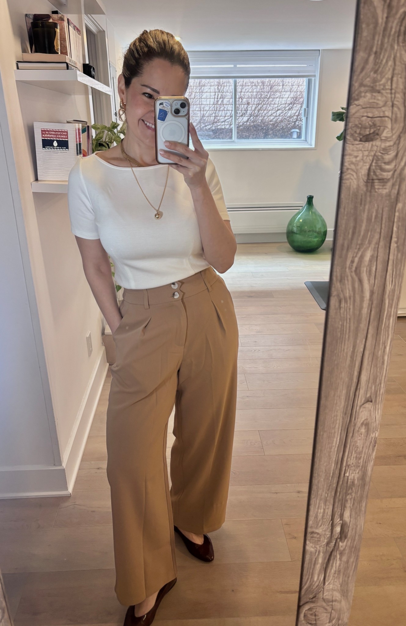 Elegant Neutral Outfit with Wide Leg Pants | Minimal Chic Style

#LTKworkwear #LTKstyletip #LTKcanada