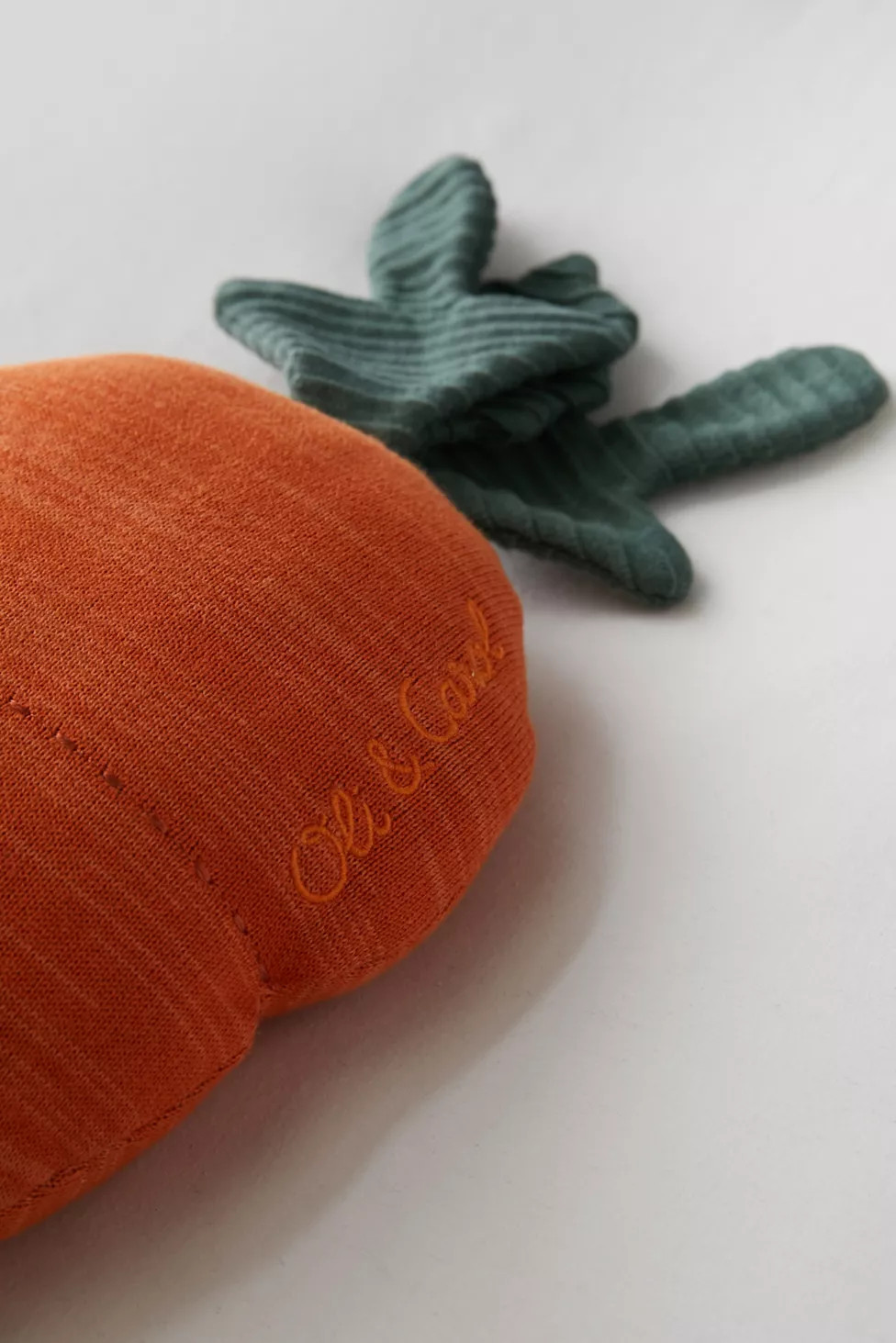 Lorena Canals Knitted Carrot Throw Pillow | Urban Outfitters (US and RoW)