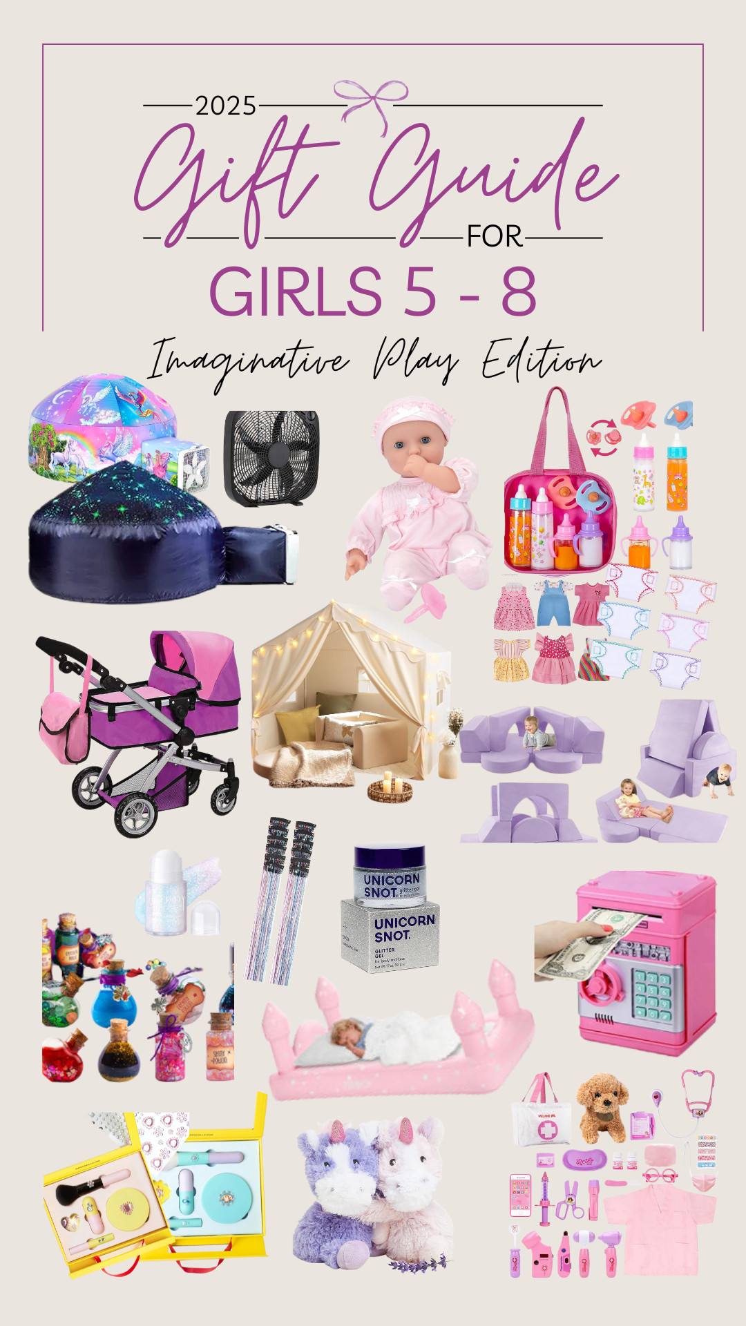 Gift ideas for girls 5 years old - 8 years old! Gift guide for girls, imagination, pretend play 

 #LTKSeasonal #LTKKids