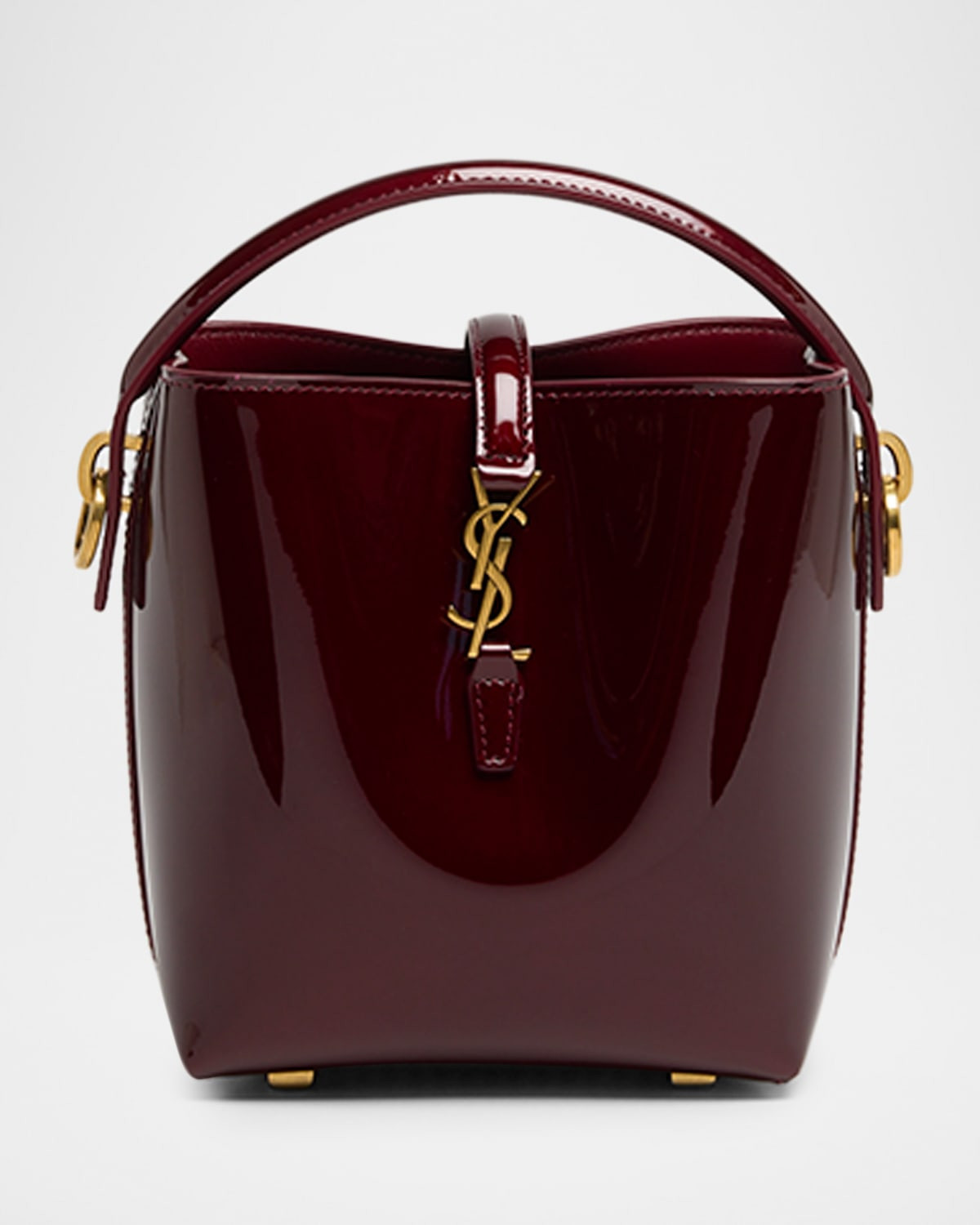 Le 37 Mini YSL Bucket Bag in Patent Leather | Neiman Marcus