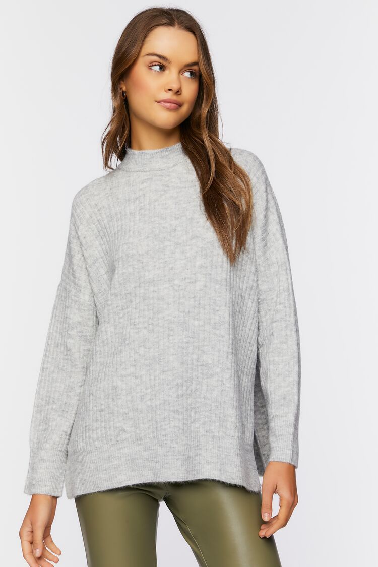 Mock Neck Drop-Sleeve Sweater | Forever 21 (US)