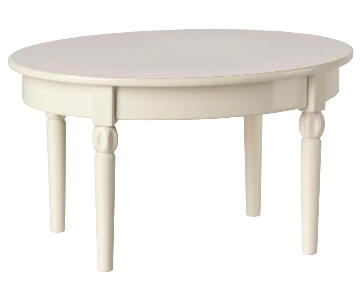 Vintage dining table, Mouse - Off white | Maisonette