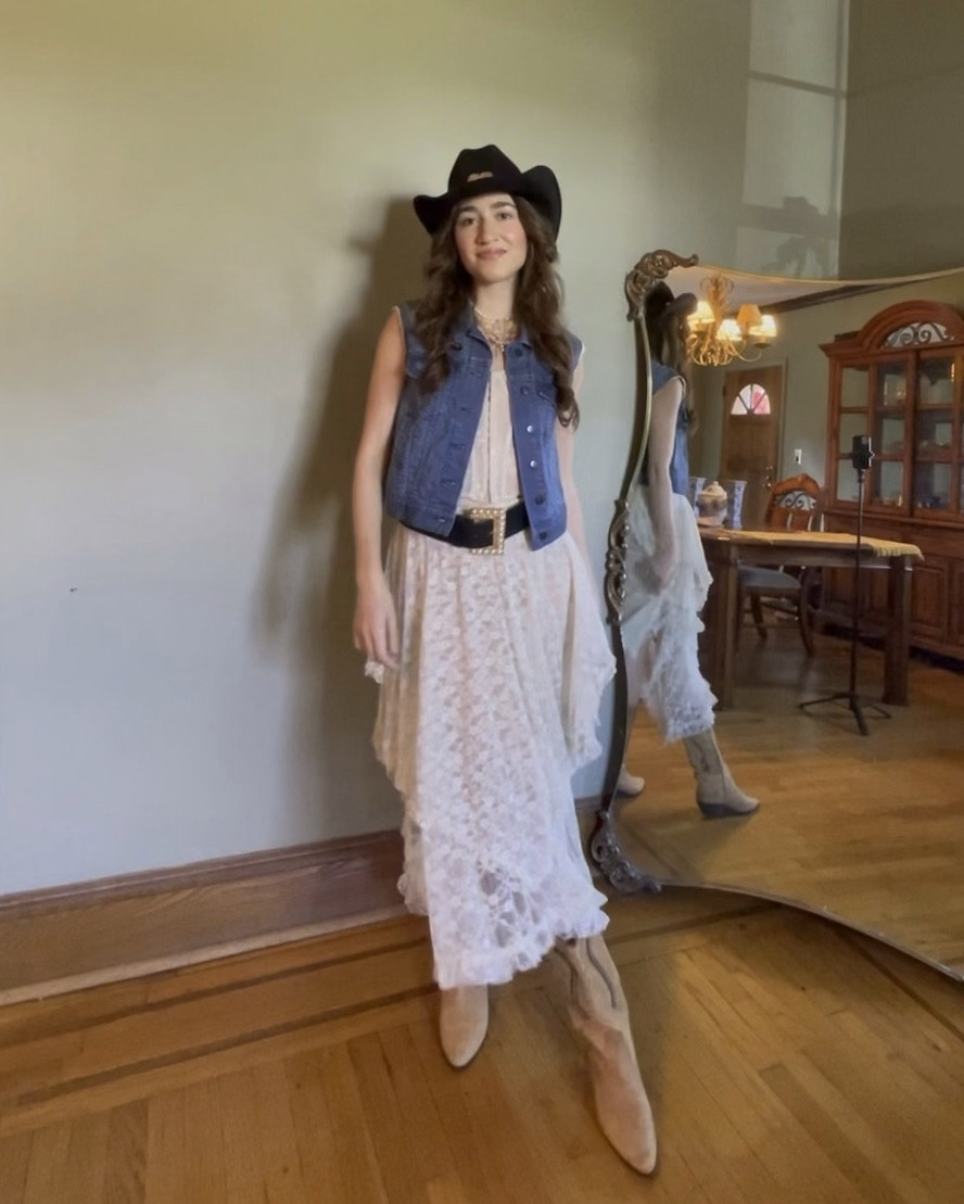 Bohemian Western look perfect for a country concert or festival ✨

#LTKstyletip #LTKFestival #LTKshoecrush