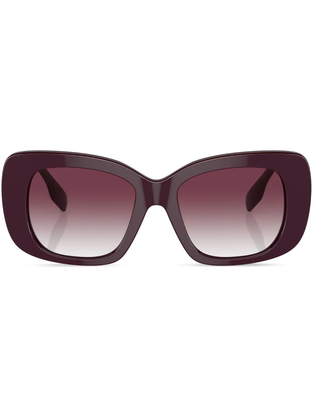 Burberry Eyewear Eckige Sonnenbrille Mit Logo-Print | Rot | FARFETCH DE | Farfetch Global