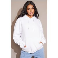 White Oversized Sweat Hoodie | PrettyLittleThing CAN