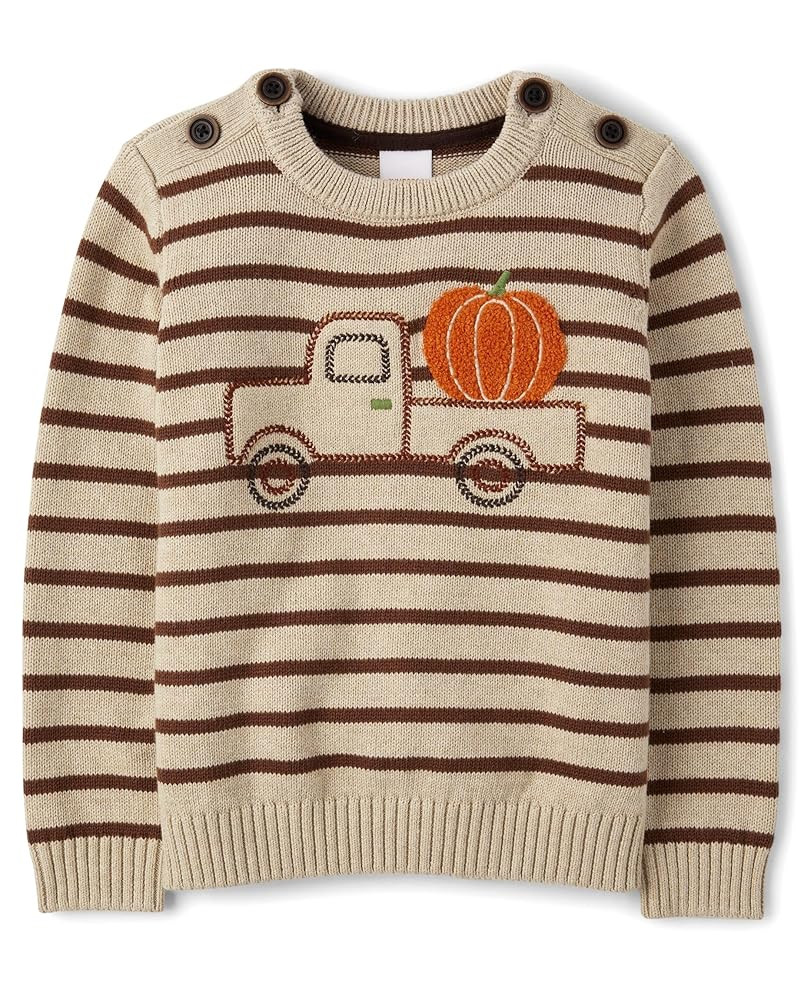 Gymboree Boys and Toddler Embroidered Pullover Sweater | Amazon (US)