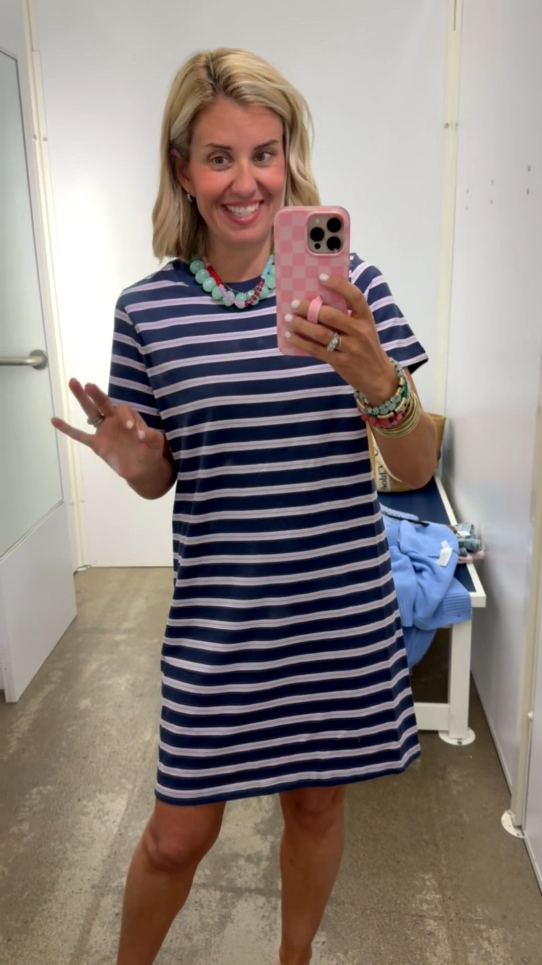 The T-shirt dresses at Old Navy are a must buy! I buy them every year. This colorway is so good! I’m in a small. 
*Use my Loopy code mixandmatchmadness
*Use my A+B code Catherine20

#LTKstorytime #LTKSaleAlert #LTKSeasonal