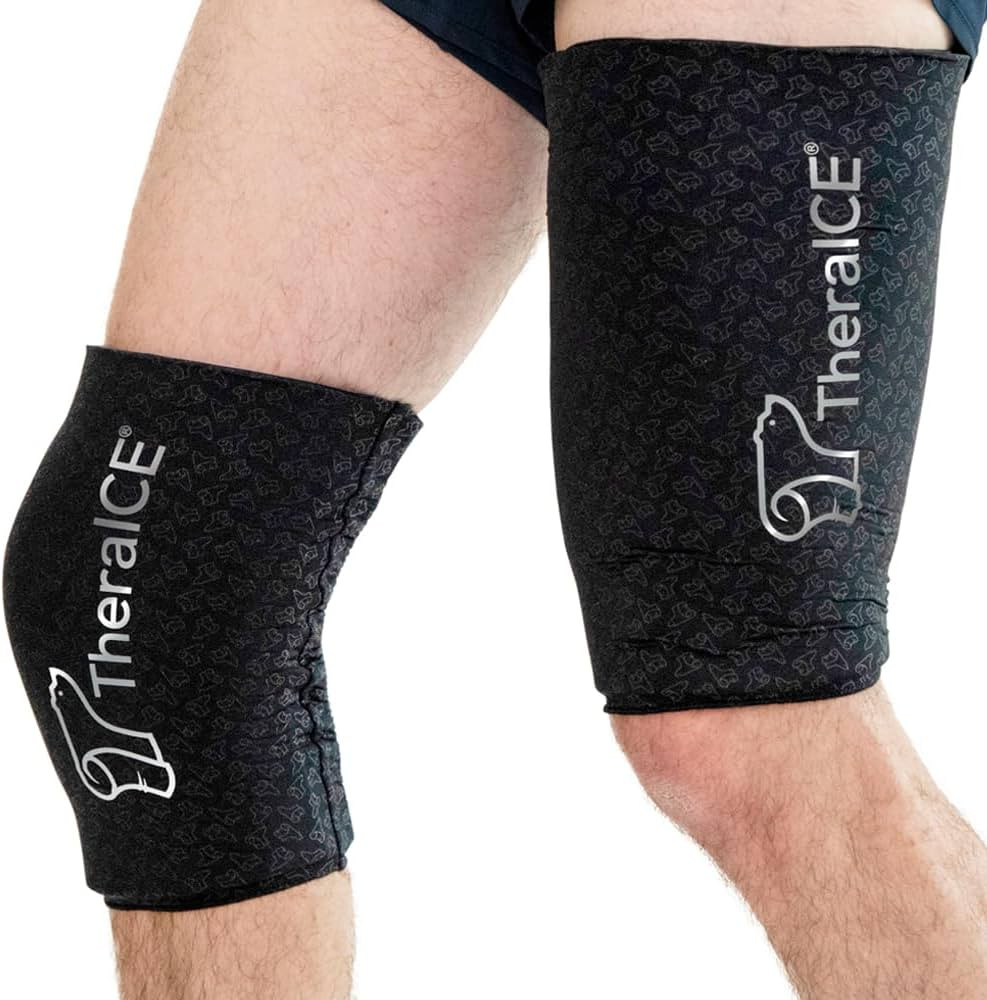 TheraICE Knee Ice Pack Wrap PRO, Knee Brace Compression Sleeve, FocusZone | Amazon (US)