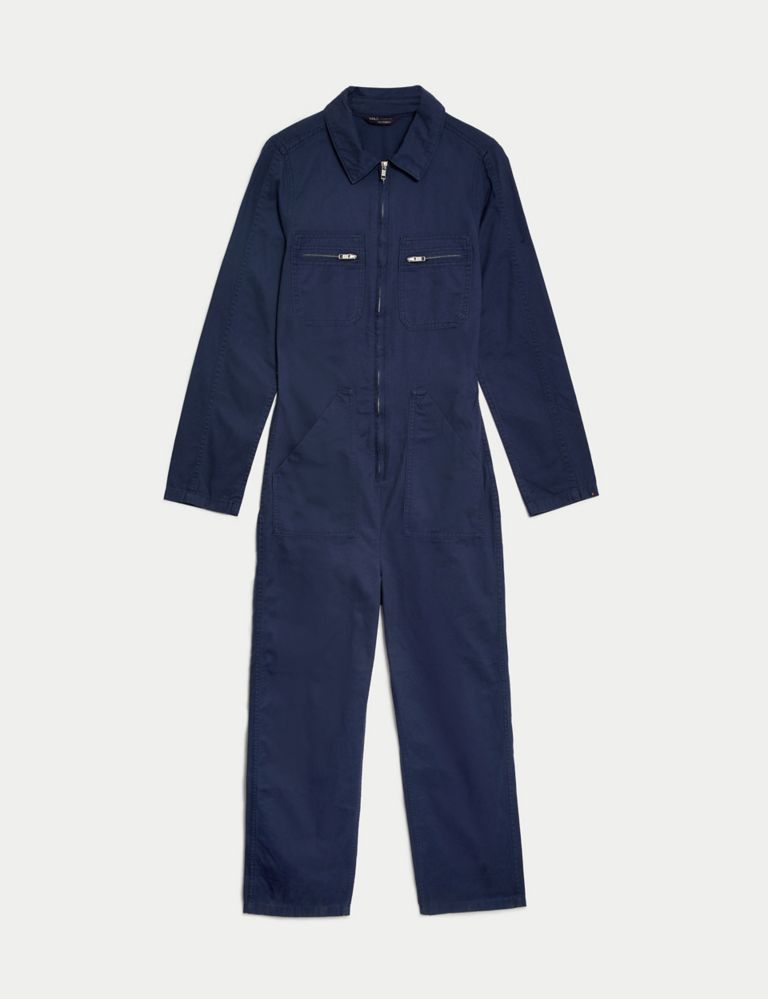 Pure Cotton Ankle Grazer Utility Jumpsuit | Marks & Spencer (UK)