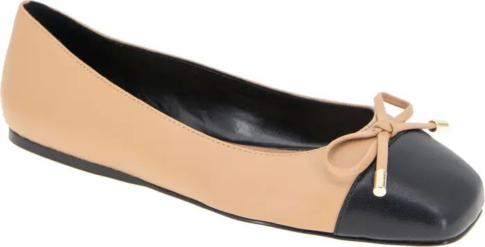 BCBGeneration Hartly Cap Toe Ballet Flat (Women) | Nordstrom | Nordstrom