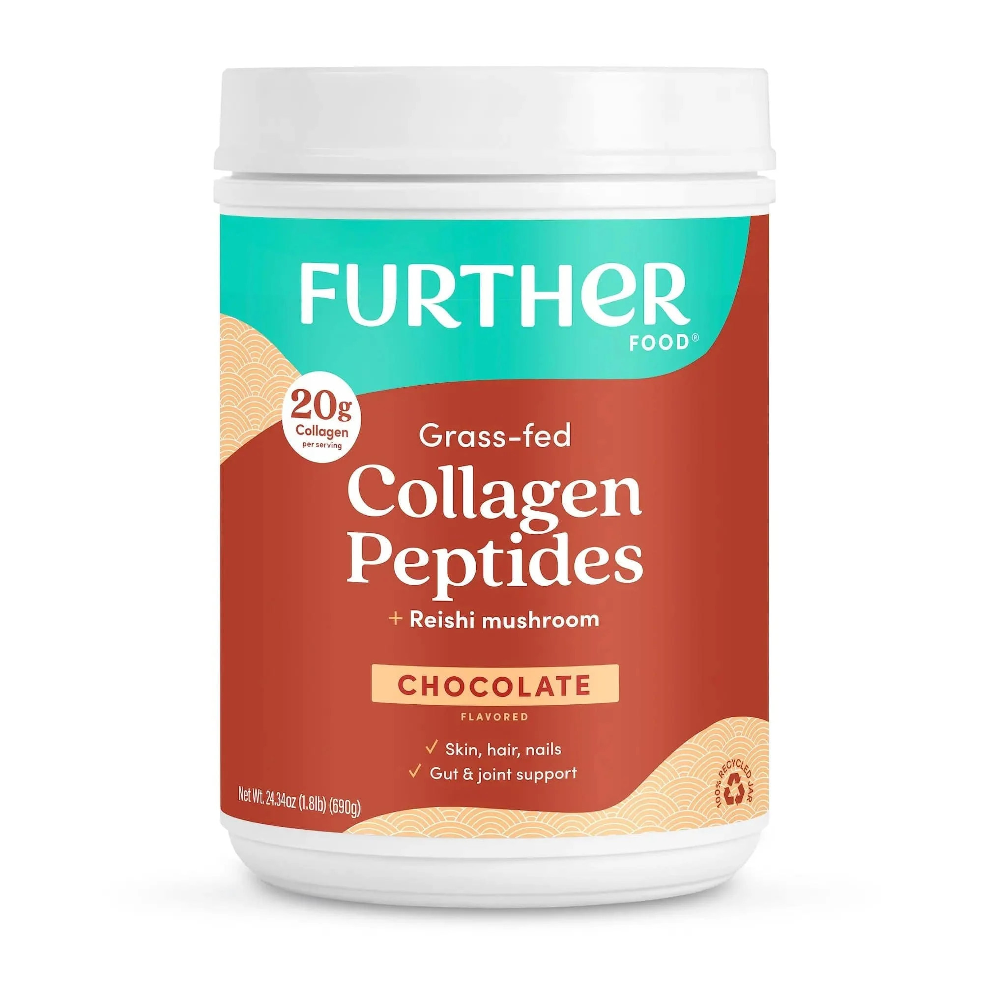 Chocolate Collagen Peptides Powder | Further Food