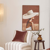 Josephine Framed Canvas Wall Art | Pillow Talk AU