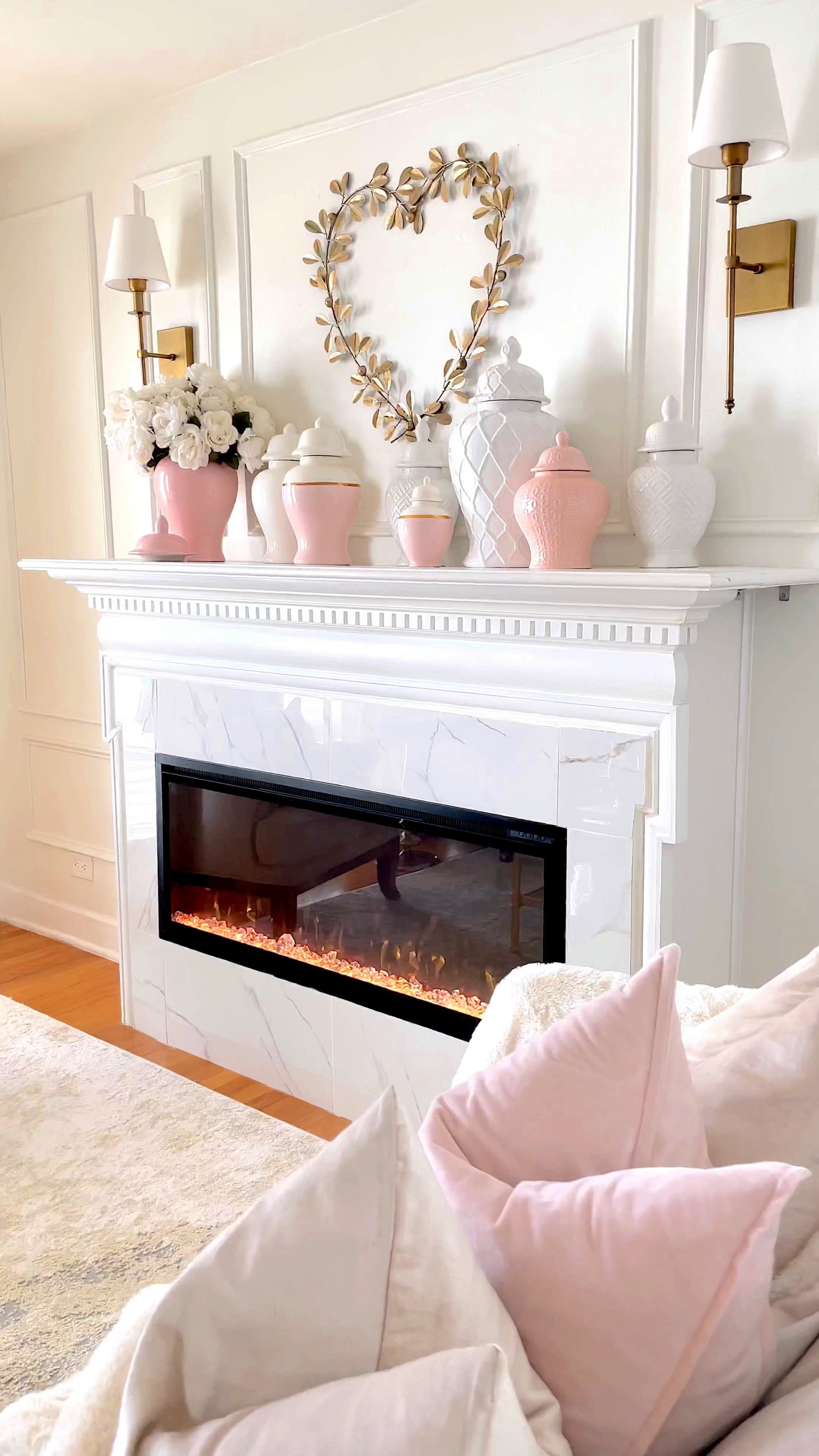 Valentine Mantel Decor 
#valentine #mantel 

#LTKSeasonal #LTKstyletip #LTKhome